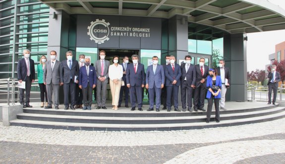 AB Türkiye Delegasyonundan ÇOSB’ye ziyaret