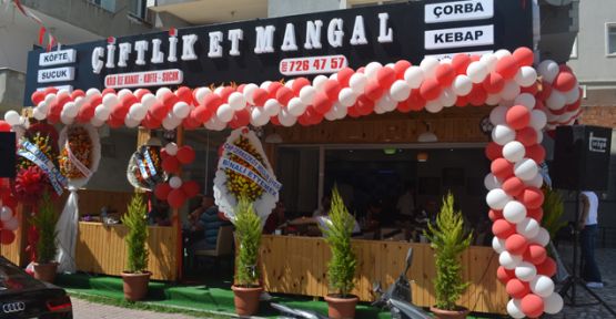 Çiftlik Et Mangal hizmete girdi