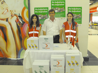 Kızılay'ın erzak yardımı KİPA'dan