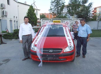 Araç sahibini buldu