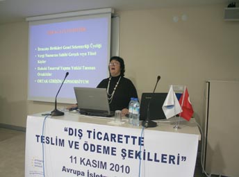İhracatçılar dış ticaret dersi aldı
