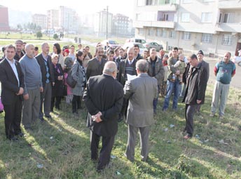 Fatih Mahallesi'nde baz istasyonu protestosu