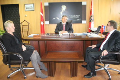Gazetecilerden 'Hayırlı olsun' ziyareti