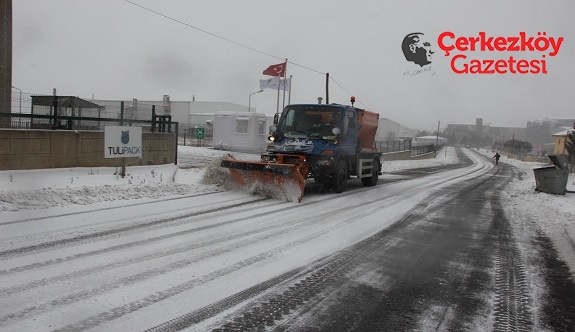 ÇOSB’den kar mücadelesi