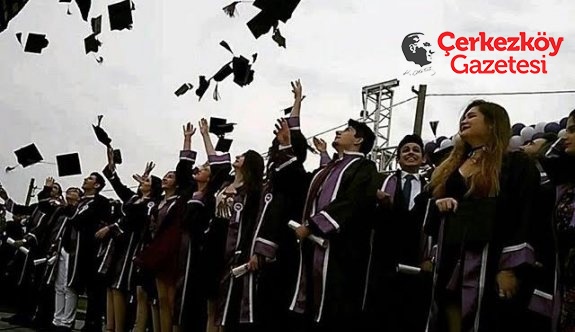Çerkezköy’ün Uğurluları mezun oldu
