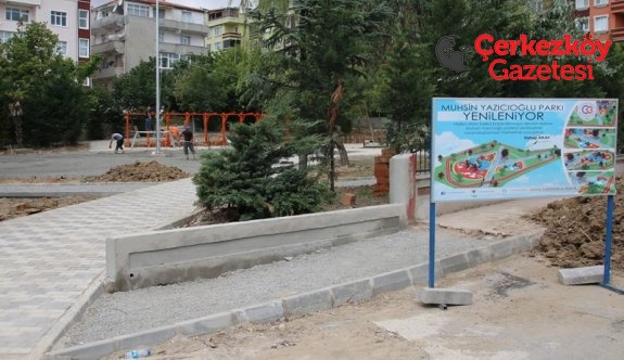 Muhsin Yazıcıoğlu Parkı yenileniyor