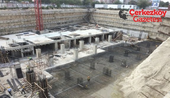 Kapaklı’da kültür merkezi inşaatı devam ediyor