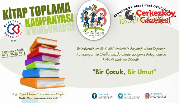 İzcilerden kitap toplama kampanyası