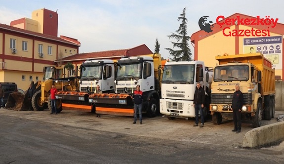 Kar ve buzlanmaya karşı hazırlık yapıldı