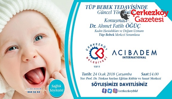 Tüp bebek tedavisinde güncel yöntemler anlatılacak