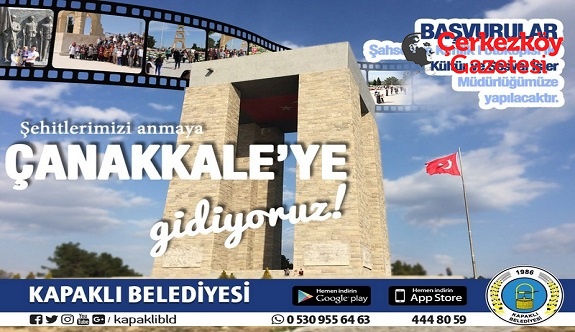 Kapaklı’nın Çanakkale gezileri başlıyor