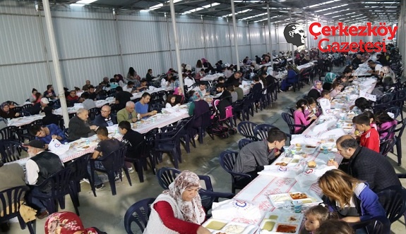 Kızılpınar’da 2 bin kişilik iftar