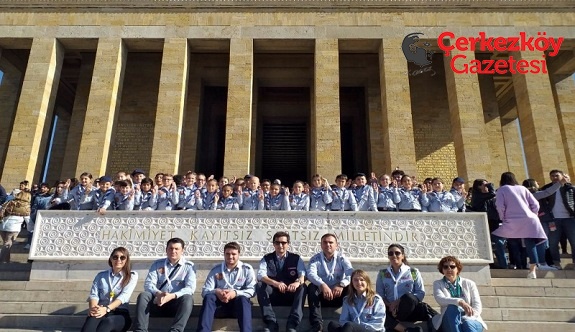 İzciler Ata’nın huzuruna çıktı 
