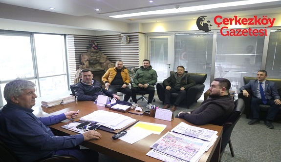 Kapaklıspor Yönetiminden Mandalı’ya ziyaret ​