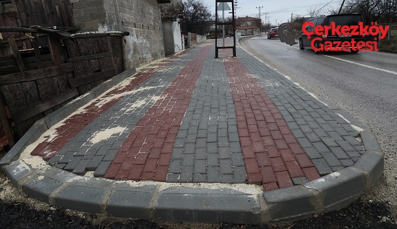 Yanıkağıl Mahallesi’ne 1300 metre yeni kaldırım ​