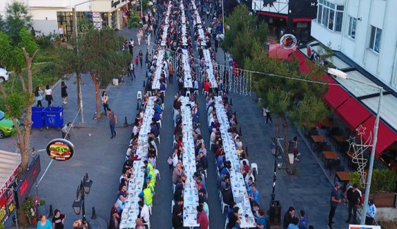 50 binin üzerinde vatandaş iftar yaptı