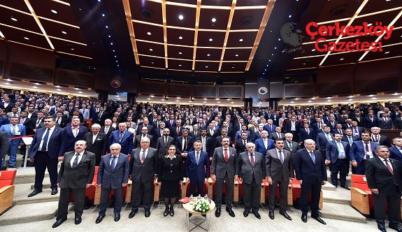 Çerkezköy TSO Ankara’dan şeref belgesiyle döndü ​