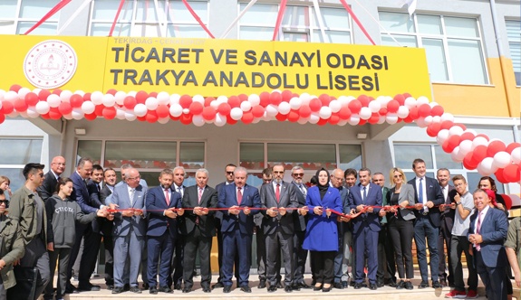 ÇTSO Trakya Anadolu Lisesinin açılışı gerçekleşti