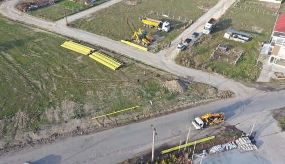 Pınarça doğalgaza kavuşuyor