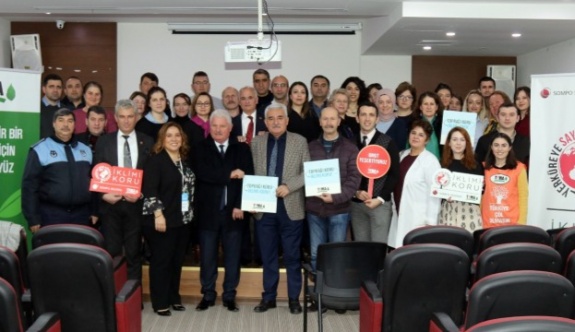 TEMA Çerkezköy Belediyesi Personeline İlklim Değişikliğini anlattı