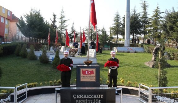 Çanakkale şehitlerini andık