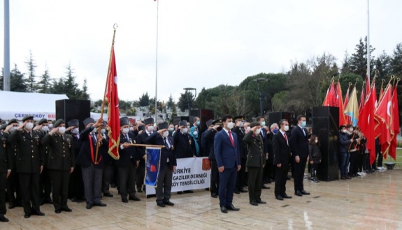 Çerkezköy’de Çanakkale Deniz Zaferi ve Şehitleri Anma Günü Kutlandı