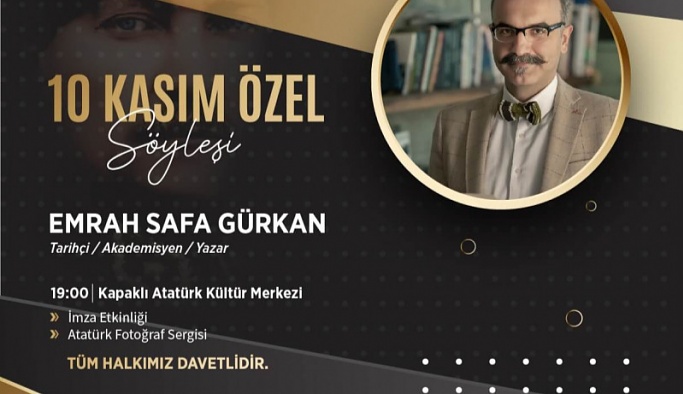 Tarihçi-Yazar Gürkan, Kapaklı’da Okurlarıyla Buluşacak