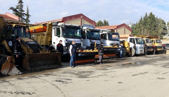 Çerkezköy Belediyesi kış hazırlıklarını tamamladı