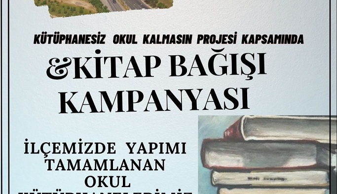 Kapaklı Kaymakamlığı’ndan Kütüphanesiz Okul Kalmasın kampanyası