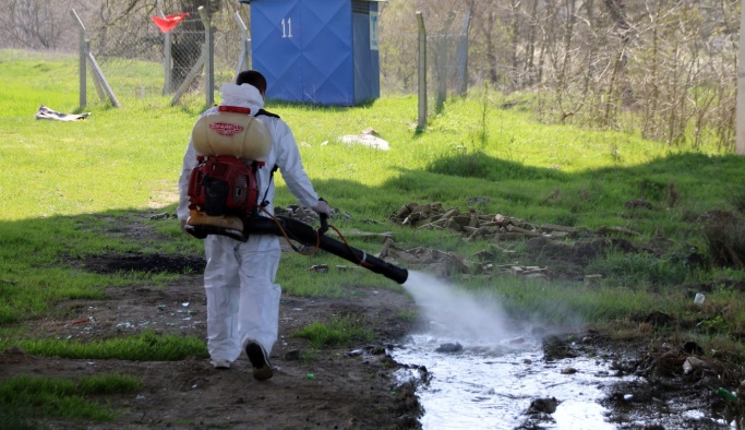 Çerkezköy Belediyesi’nden larva uçkun mücadelesi