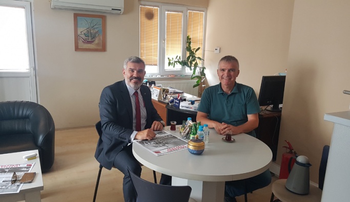 Ahmet Çetin’den gazetemize ziyaret