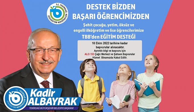 Büyükşehir eğitime destek projesini hayata geçirdi