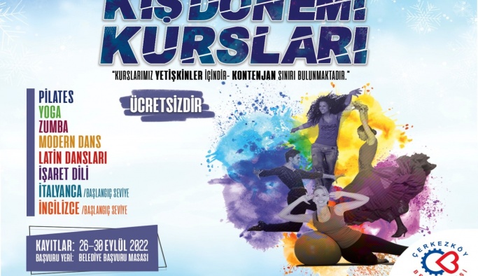 KIŞ SPOR KURSLARI KAYITLARI BAŞLADI