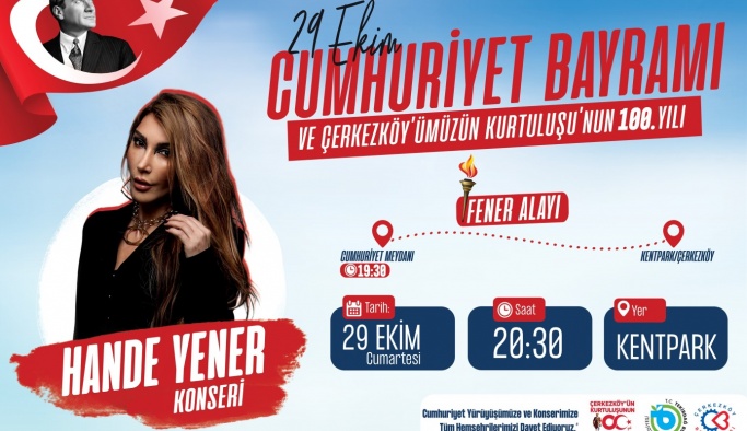 Cumhuriyet Bayramında Hande Yener rüzgarı esecek