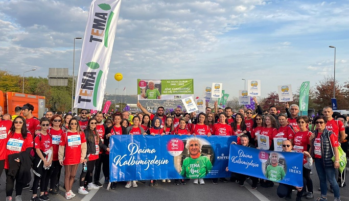 44. İstanbul Maratonunda TEMA için koştular