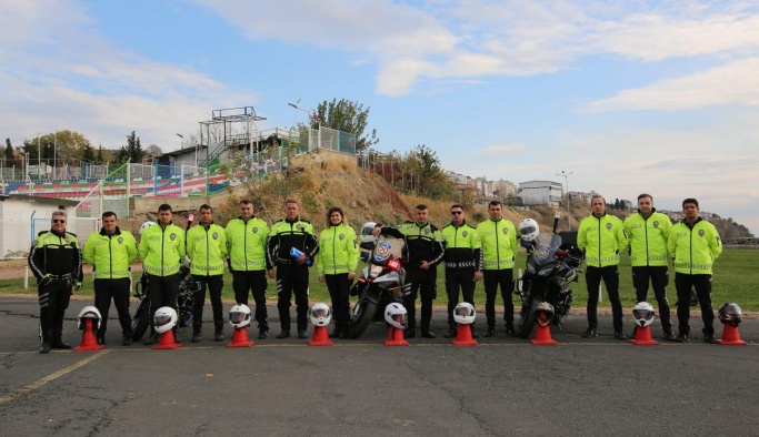 Şahinlere, Motosikletli Trafik Polisi Sürüş Teknikleri Eğitimi