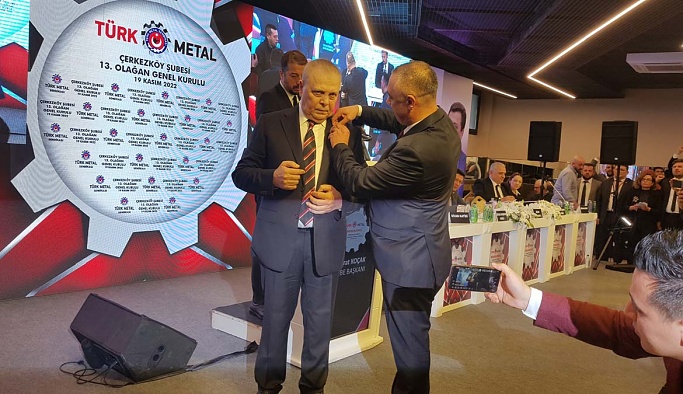 Türk Metal Sendikası Çerkezköy Şubesi 13. Olağan Genel Kurul Toplantısı yapıldı
