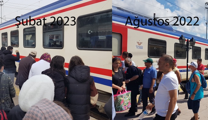 Kıyafetler değişir Mevsimler değişir TCDD değişmez
