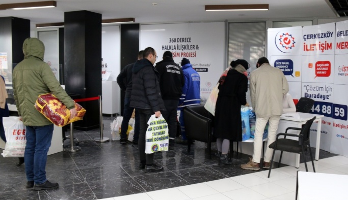 YARDIM KAMPANYASINA AKIN ETTİ