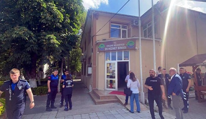 Ergene Belediyesi'nde rüşvet operasyonu