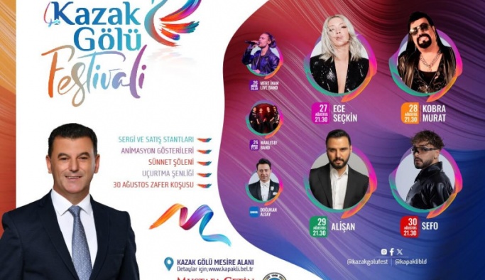 4.Kazak Gölü Festivali Başlıyor
