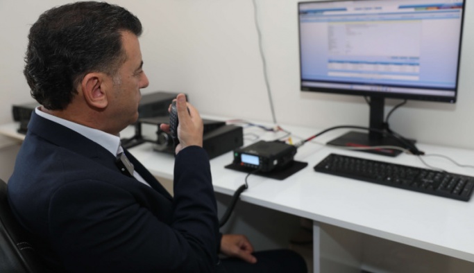 Başkan Çetin Yangın Söndürme Çalışmalarını Takip Ediyor