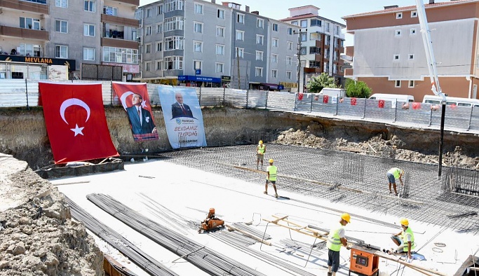 KAPAKLI ÇOK AMAÇLI SOSYAL TESİSİN TEMELİ TÖRENLE ATILDI