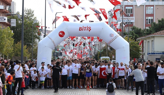 Çerkezköy’de 100. Yıl koşusu yapıldı