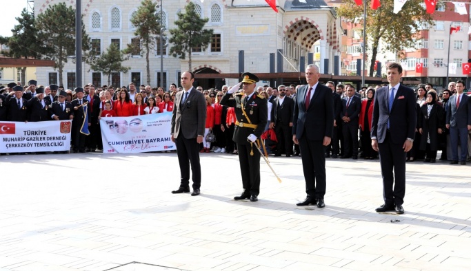 Cumhuriyetin 100. Yılı Çerkezköy’de törenlerle kutlandı