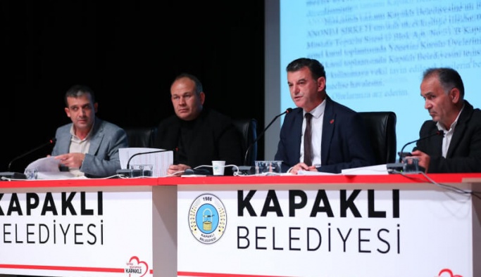 Kapaklı Aralık Ayı Meclis Toplantısının İlk Oturumu Yapıldı