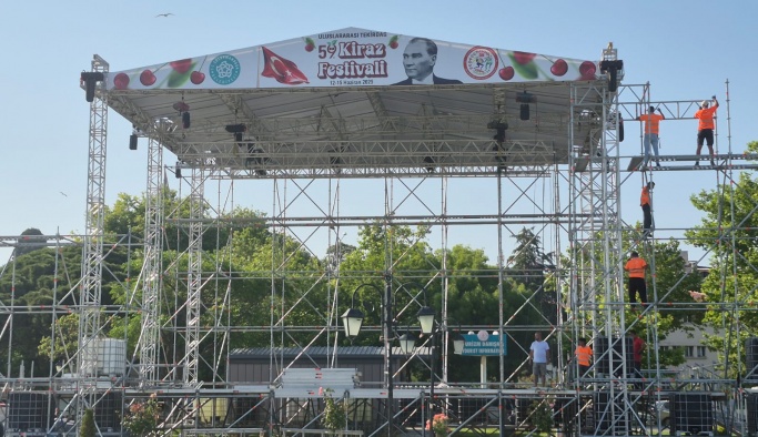 Kiraz Festivali İçin Tüm Hazırlıklar Tamamlanıyor