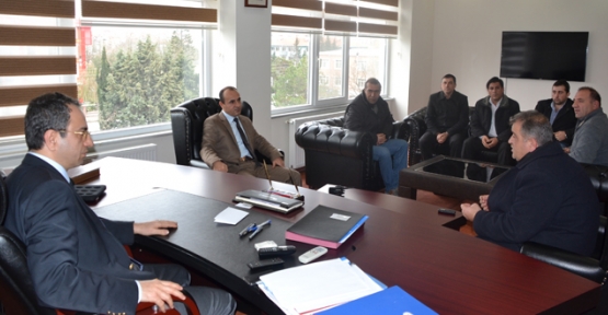 Araç Sahipleri Derneği Kaymakam Kubilay’ı ziyaret etti