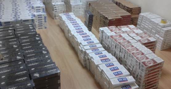 Asayiş ekipleri 20 bin paket kaçak sigara ele geçirdi