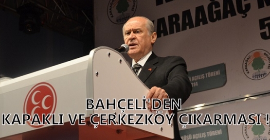 Bahçeli : Haram üzerine servet kurulamaz